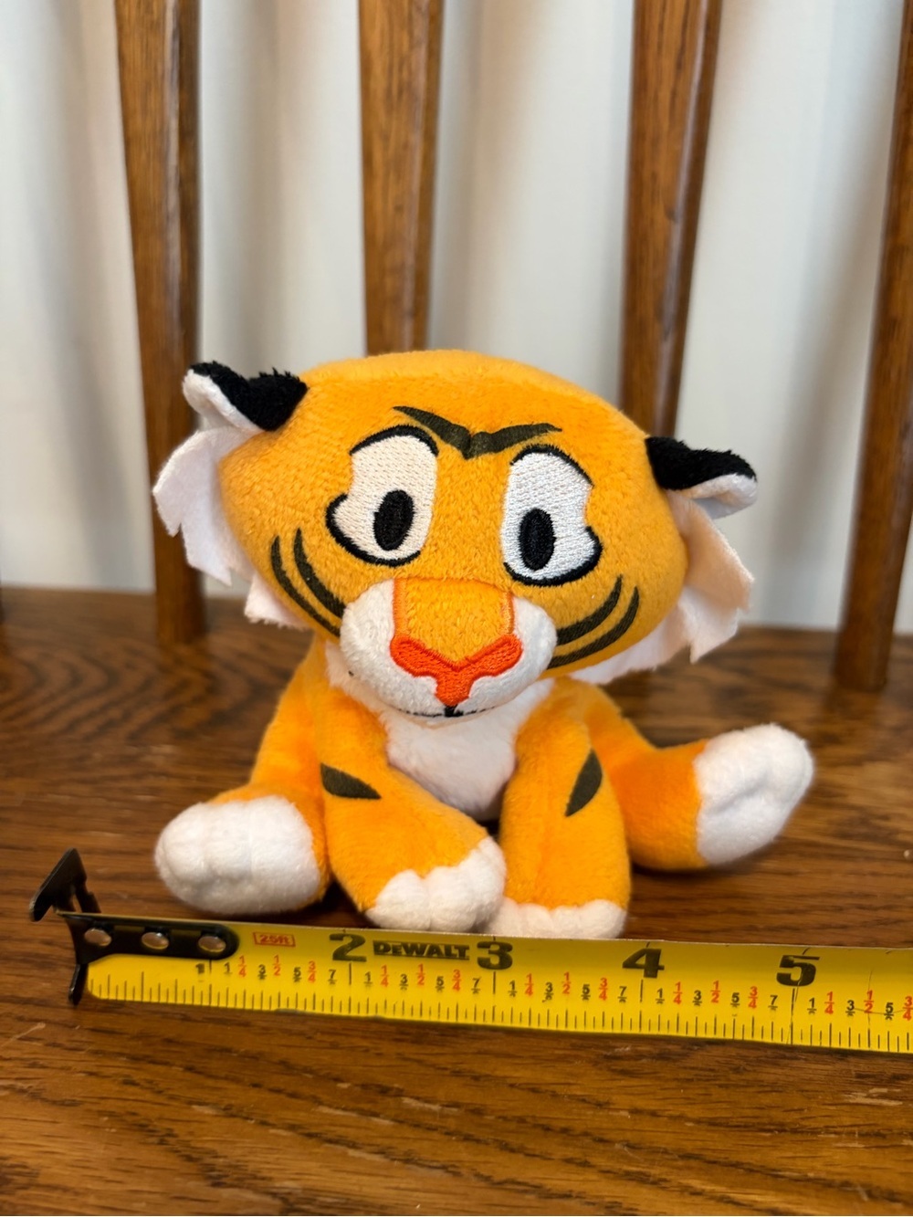 Disney Princess Aladdin Rajah Tiger 4.5" Stylized Mini Bean Plush Just Play